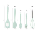 Colored kitchen utensils set (5 pieces)