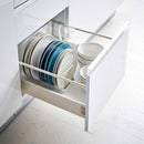 Dish Storage Cabinet Organizer for Kitchen