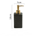 Simple light luxury ceramic hand sanitizer sub-bottling shampoo shower gel disinfectant press bottle bathroom supplies bottle