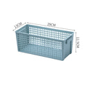 Plastic storage basket