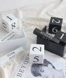 Creative Wooden Calendar Desk