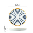 8" Ceramic creative hand painted plate