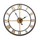 Wrought iron wall roman clock 18"/ 24"