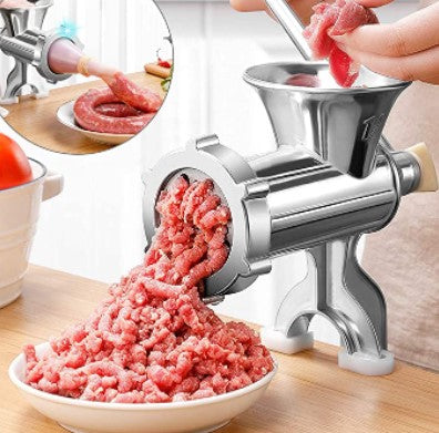 Household multi-function manual meat grinder