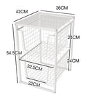 Double-layer and triple-layer storage rack