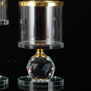 Crystal candle holder