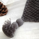 Decorative Throw Blanket with Tassels