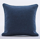 Cotton linen cushion cover solid color
