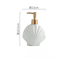Bathroom Ceramic Starfish Shell Liquid Soap Dispenser