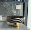 Luxury Gold Crystal Vase