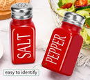 Salt and Pepper Shakers Glass Set