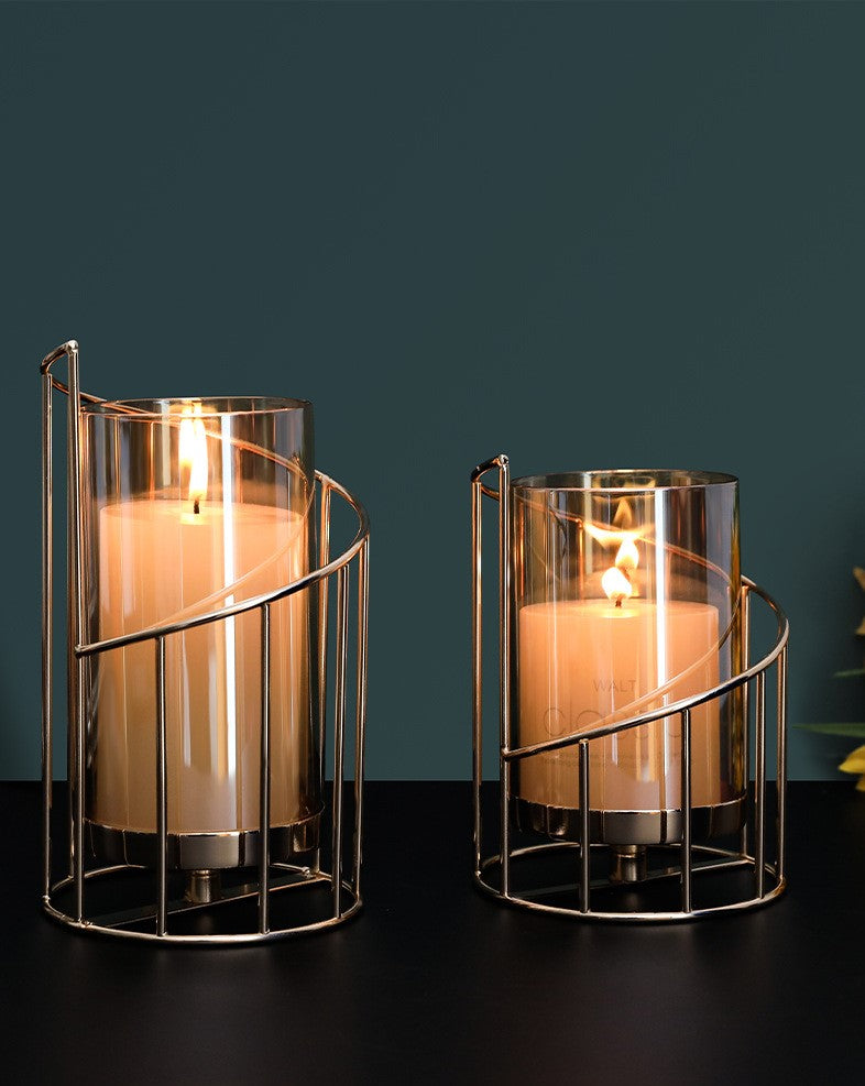 luxury high-end wrought iron candle holder