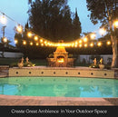 48ft 15 lights outdoor waterproof string lights project