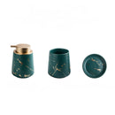 Light luxury ceramic bathroom toiletry set bathroom supplies toilet mouthwash cup toothbrush cup set creative gift