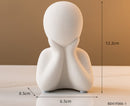 Nordic minimalist abstract figure ceramic decoration