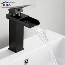 Bathroom Sink Faucet with Waterfall Spout
