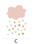 Decorative painting of canvas