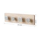 Creative wooden wall hanging coat rack