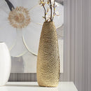 Golden Ceramic Decorative Vase