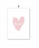 Simple cartoon canvas painting