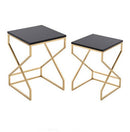 Home square marble coffee table