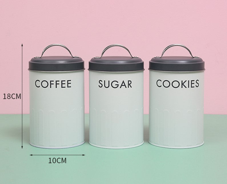 Large Kitchen Canisters Set of 3