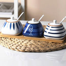 Porcelain Condiment Jar Spice