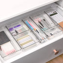 Clear drawer organizer