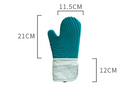 Silicone high temperature resistant baking gloves. (pair )