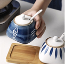 Porcelain Condiment Jar Spice