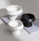 Modern ceramic flowerpot