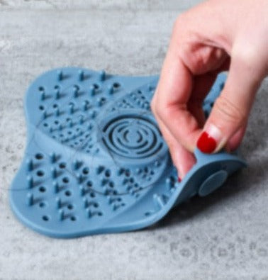 Hair Catcher Durable Silicone Hair Stopper Shower Drain Covers Easy to Install