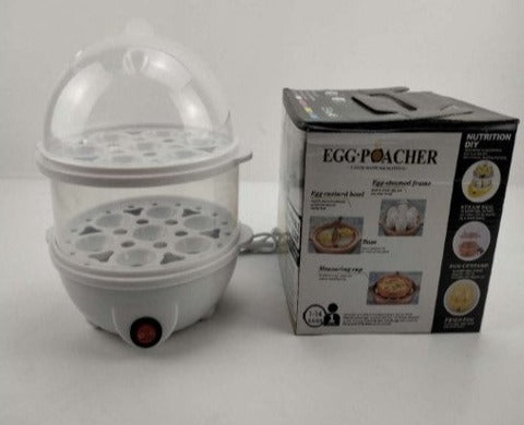 Rapid Electric Egg Cooker and Poacher with Auto Shut Off for Omelet, Soft