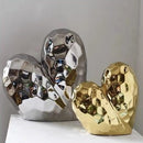 Porcelain Heart Sculpture